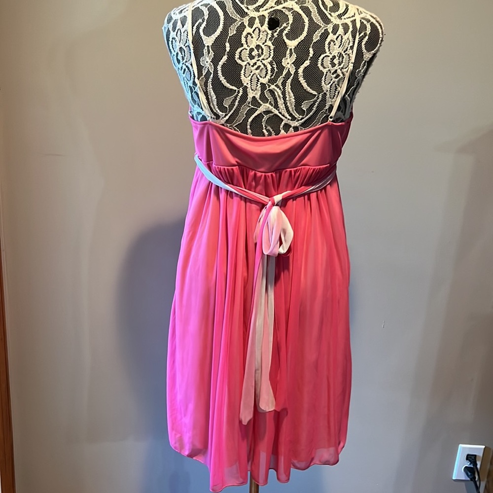 Ruby Rox Pink Chiffon Dress🍭🍭EXCELLENT CONDITION - Picture 4 of 6